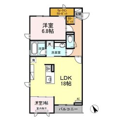 Ｄ-Residence御船町の物件間取画像